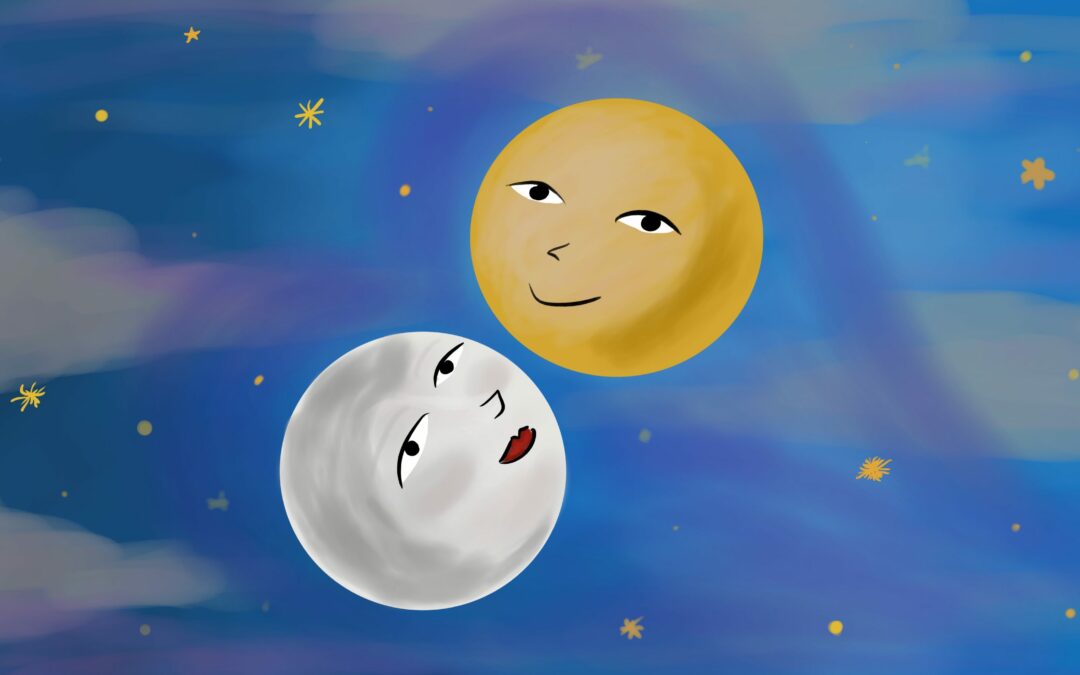 Meditazione sole luna in regalo